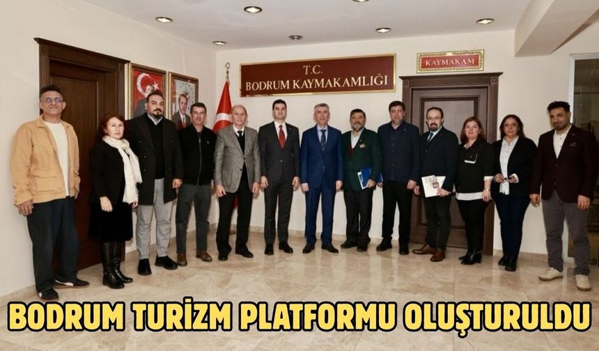 Bodrum Turizm Platformu oluşturuldu