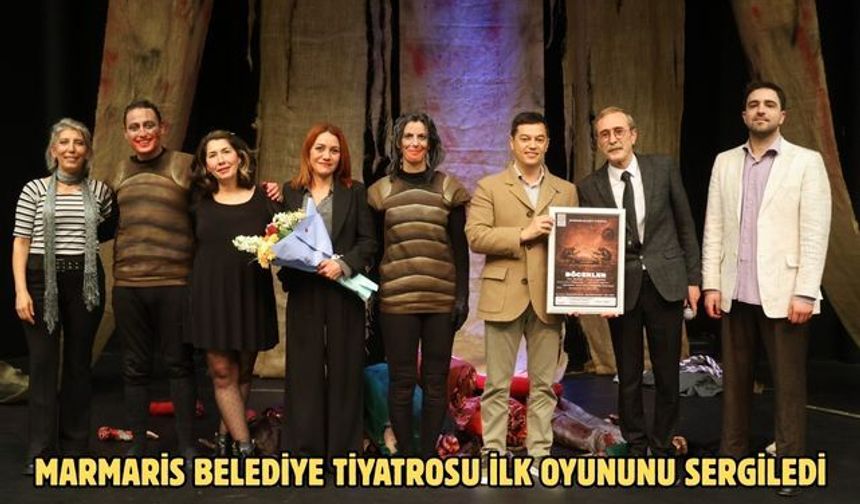 Marmaris Belediye Tiyatrosu ilk oyununu sergiledi