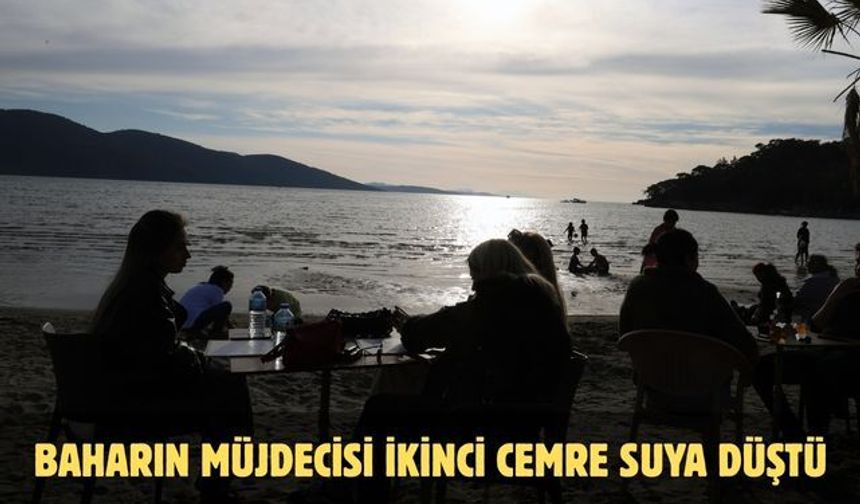 Baharın müjdecisi ikinci Cemre suya düştü
