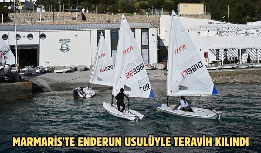 Yelkende ILCA 6 Genç Milli Takımı, Bodrum'da kamp yapıyor