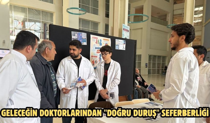 Geleceğin Doktorlarından "Doğru Duruş" seferberliği
