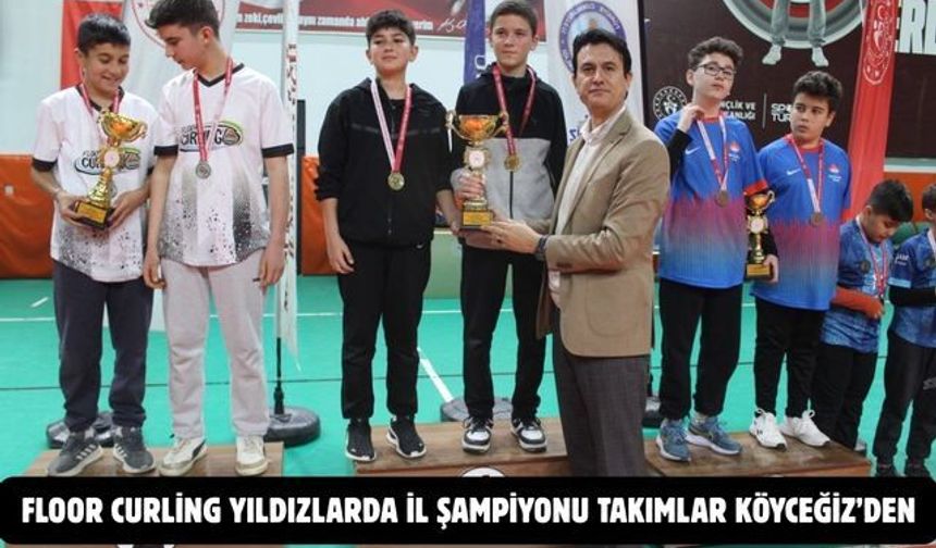 Floor Curling Yıldızlarda İl Şampiyonu takımlar Köyceğiz’den