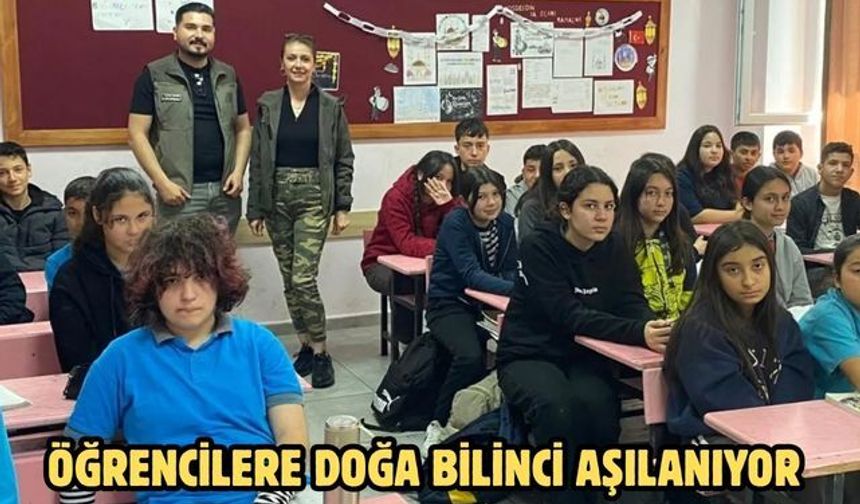 Öğrencilere doğa bilinci aşılanıyor