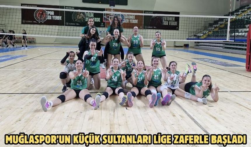 Muğlaspor’un küçük sultanları lige zaferle başladı
