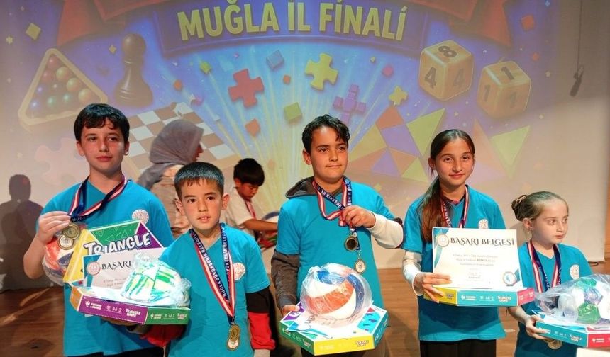 Köyceğizli öğrenciler Akıl ve Zeka Oyunları Turnuvası il finaline damga vurdu