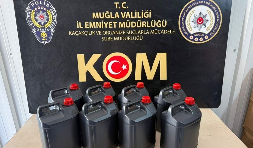 Muğla’da bayram tatili öncesi sahte alkol operasyonu