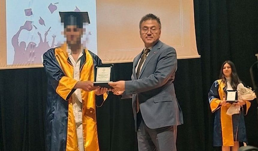 Demir parmaklıklar ardında fakülte birinciliğine