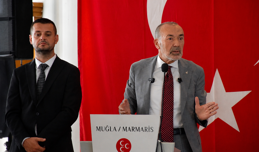MHP Genel Başkan Yardımcısı Yıldırım, Marmaris İlçe Kongresi'nde konuştu