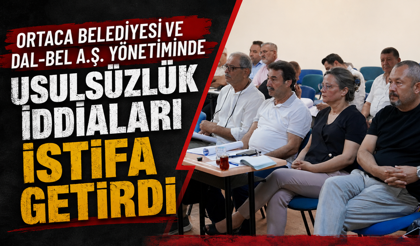 ORTACA BELEDİYESİ VE DAL-BEL A.Ş. YÖNETİMİNDE USULSÜZLÜK İDDİALARI İSTİFA GETİRDİ
