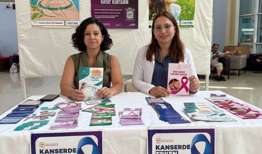 Muğla’da kansere karşı güçlü iş birliği: "Hastanede farkındalık standı kuruldu"