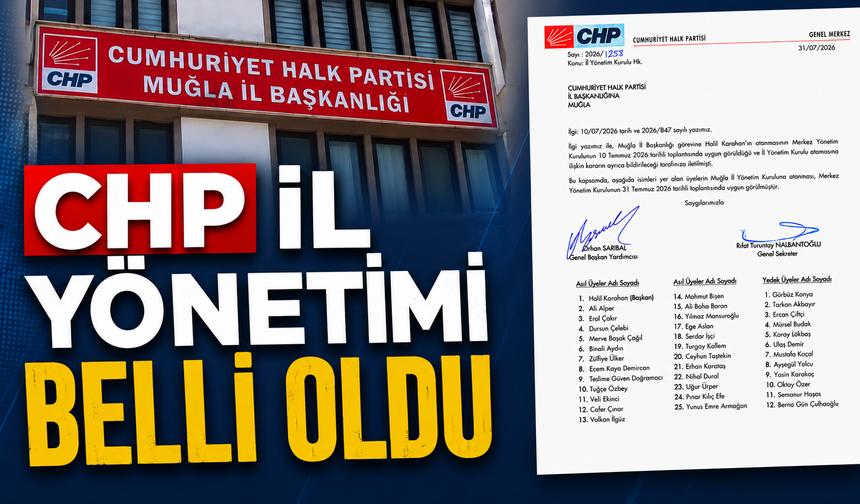 CHP İL YÖNETİMİ BELLİ OLDU