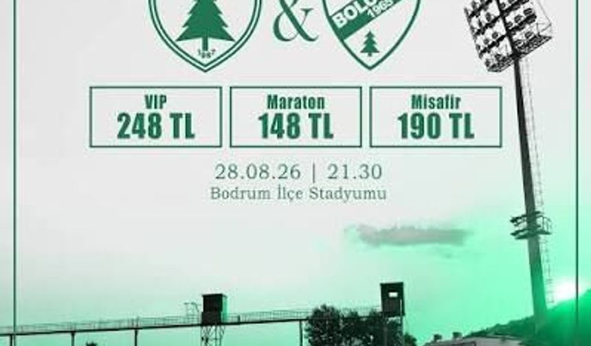Muğlaspor-Boluspor Maçının Biletleri Satışta