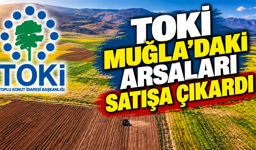 TOKİ MUĞLA'DAKİ ARSALARI SATIŞA ÇIKARDI