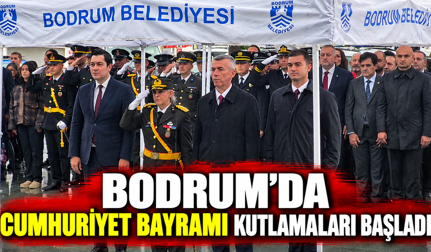 Bodrum’da Cumhuriyet Bayramı kutlamaları başladı