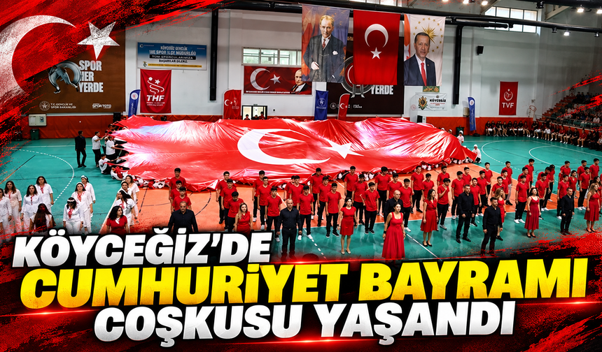Köyceğiz’de Cumhuriyet Bayramı coşkusu yaşandı