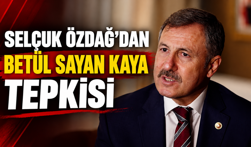 SELÇUK ÖZDAĞ’DAN BETÜL SAYAN KAYA TEPKİSİ