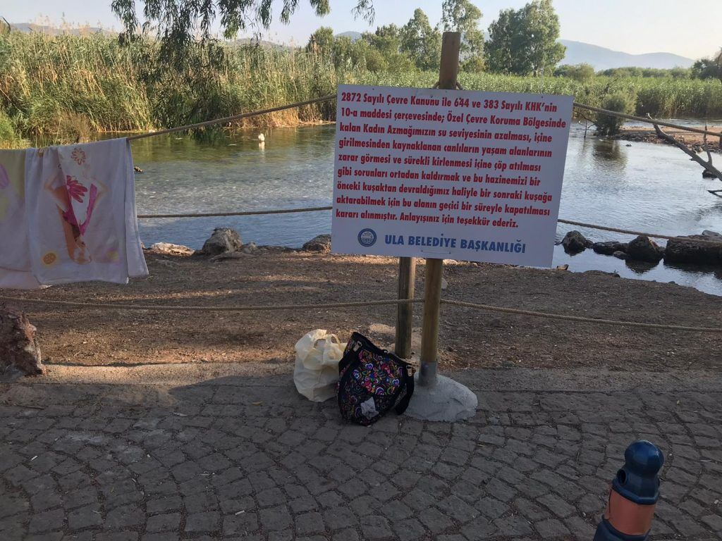 Azmak geçici olarak kapatıldı