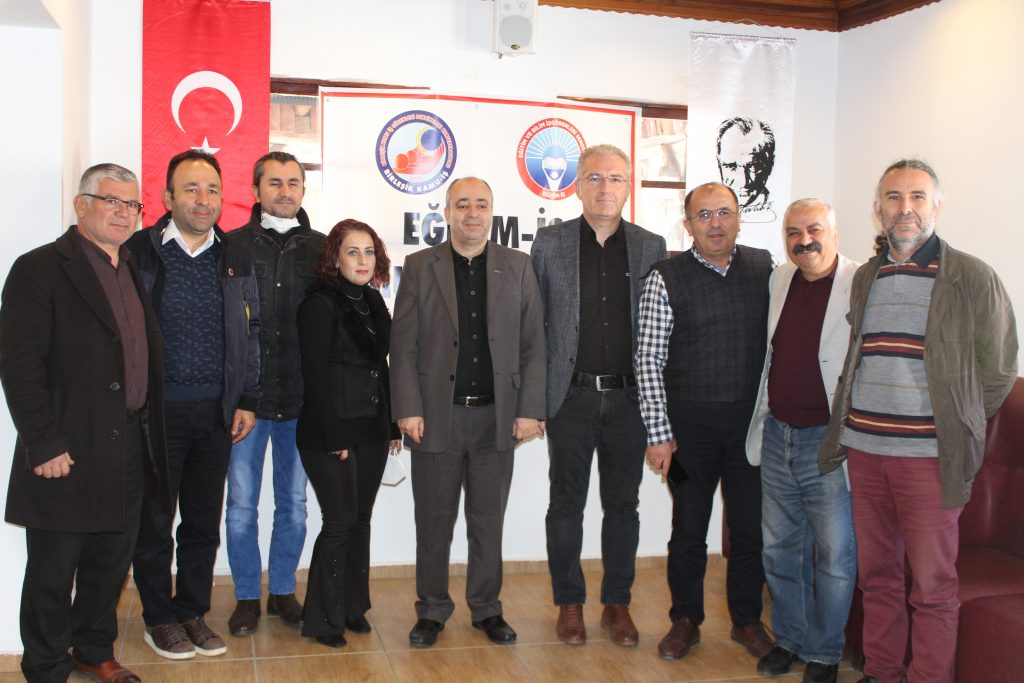 EĞİTİM-İŞ MUĞLA ŞUBE YÖNETİMİ GAZETECİLERLE BULUŞTU