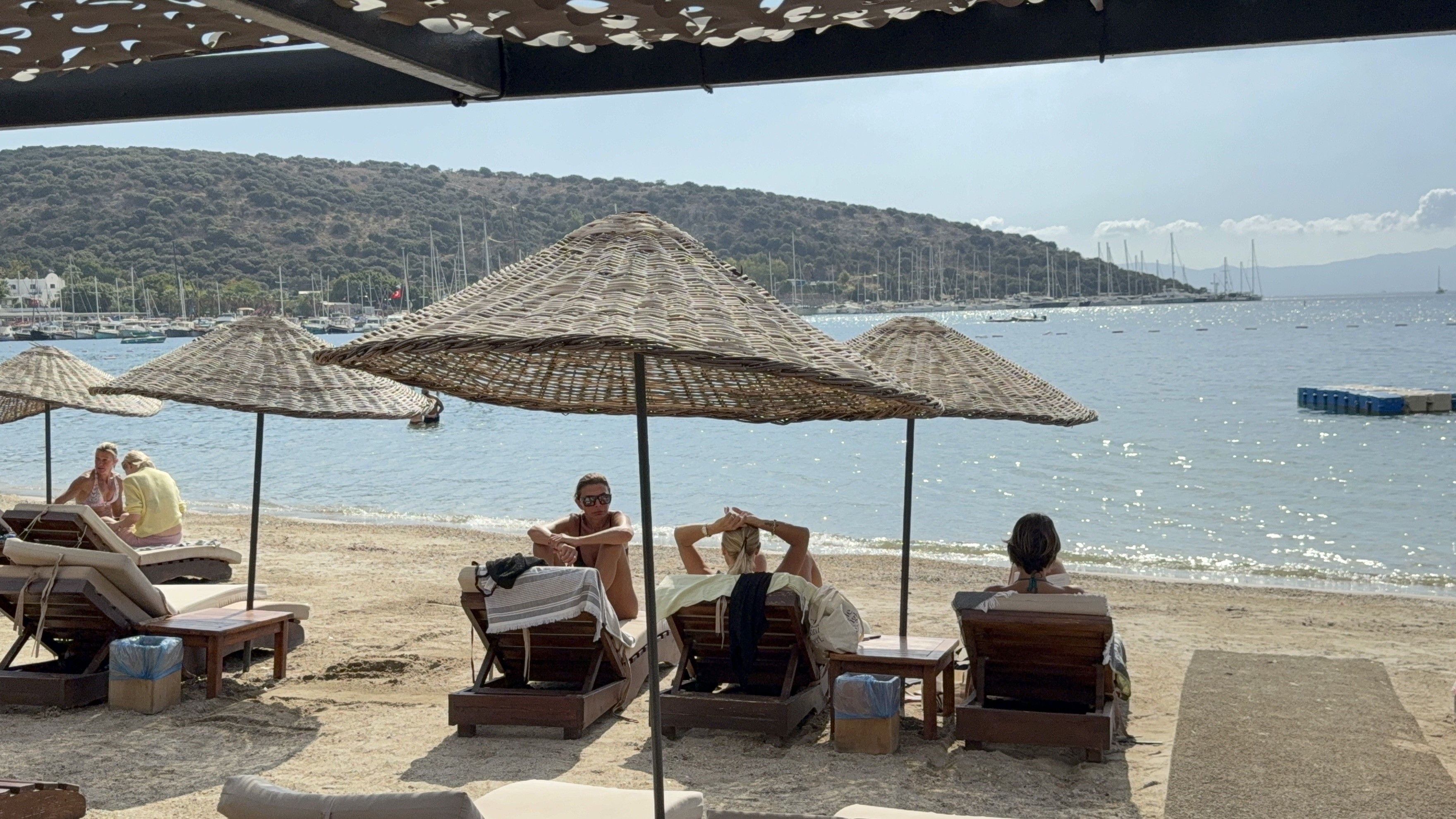 Bodrum'da sonbaharda deniz keyfi
