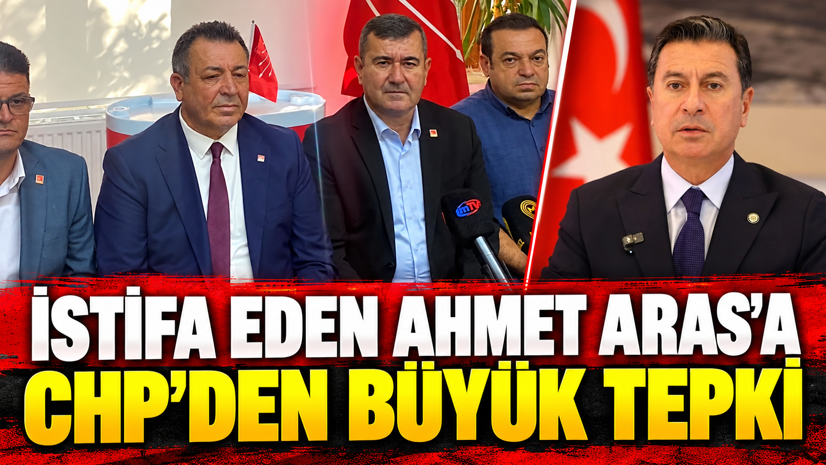 İSTİFA EDEN AHMET ARAS’A  CHP’DEN BÜYÜK TEPKİ