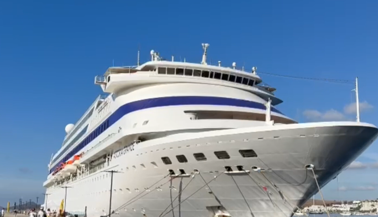 Bodrum'a "Astoria Grande" kruvaziyeriyle 447 turist geldi